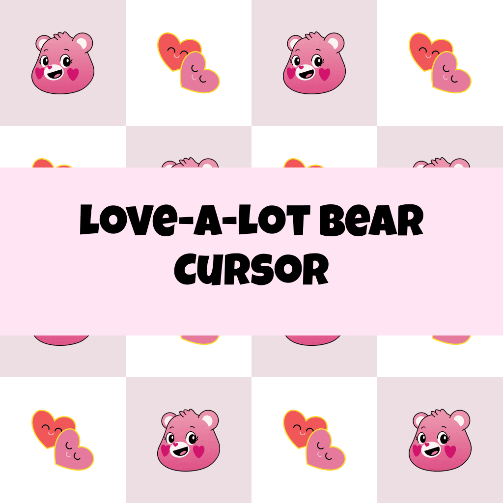 Preview Love-A-Lot Bear cursor custom cursor pack